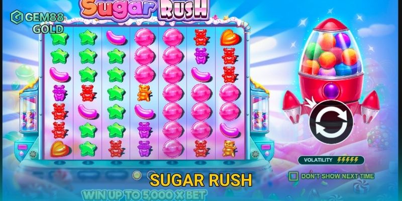 Sugar Rush Gem88 Và Trải Nghiệm Slot Ngọt Ngào Với Jackpot Cực Lớn